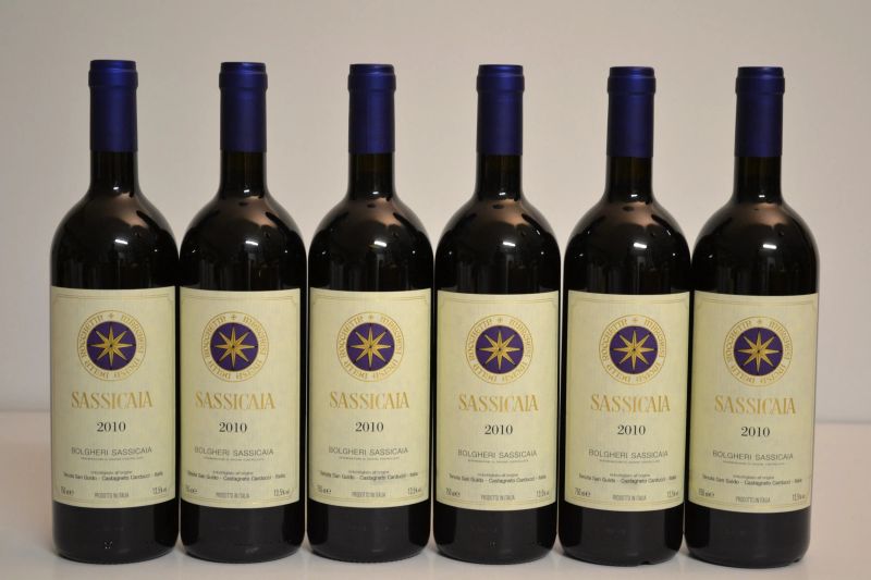 Sassicaia Tenuta San Guido 2010  - Asta Una Prestigiosa Selezione di Vini e Distillati da Collezioni Private - Pandolfini Casa d'Aste