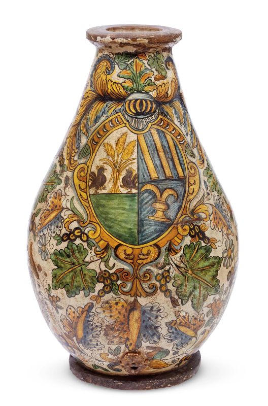      GRANDE ORCIO DA VINO, MONTELUPO, 1631?   - Auction ONLINE AUCTION | Ceramics. Maiolica and Porcelain from 16th to 20th century - Pandolfini Casa d'Aste
