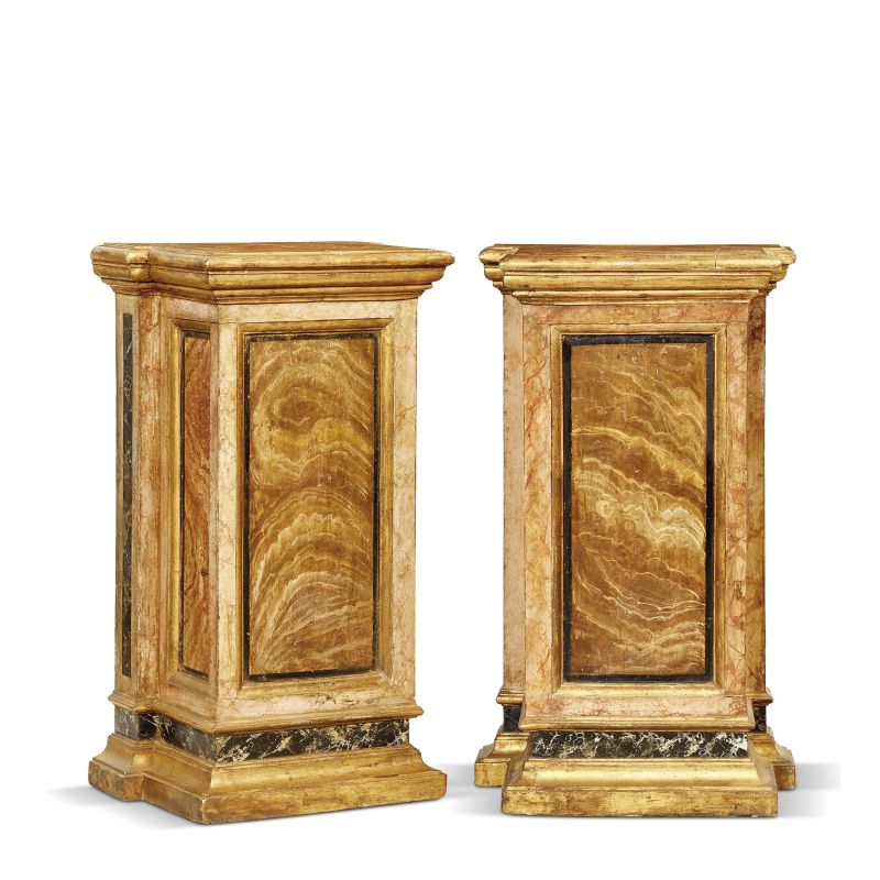 A PAIR OF CENTRAL ITALY BASES, LATE 18TH CENTURY  - Auction FURNITURE AND WORKS OF ART FROM PRIVATE COLLECTIONS - Pandolfini Casa d'Aste