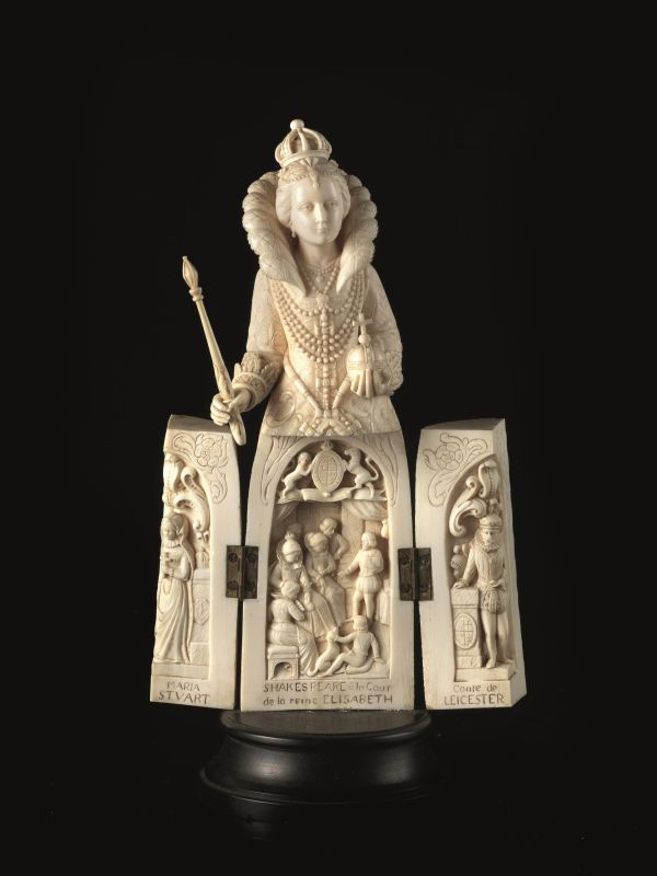 FIGURA, FRANCIA, SECOLO XIX  - Auction Works of Art and Sculptures, Porcelain and Maiolica - Pandolfini Casa d'Aste