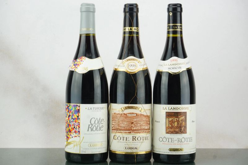 Selezione C&ocirc;te-R&ocirc;tie E. Guigal 1998  - Auction LA RAFFINATEZZA DELLA COMPLESSITA' - Fine and Rare Wine - Pandolfini Casa d'Aste