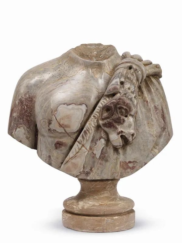 BUSTO ACEFALO, SECOLO XIX  - Auction European Furniture and WORKS OF ART - Pandolfini Casa d'Aste