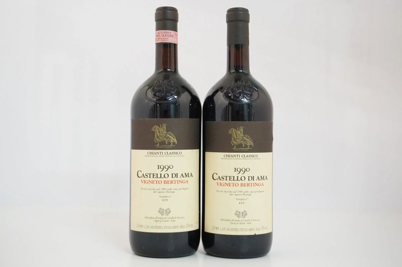      Vigneto Bertinga Castello di Ama 1990   - Auction Online Auction | Smart Wine & Spirits - Pandolfini Casa d'Aste