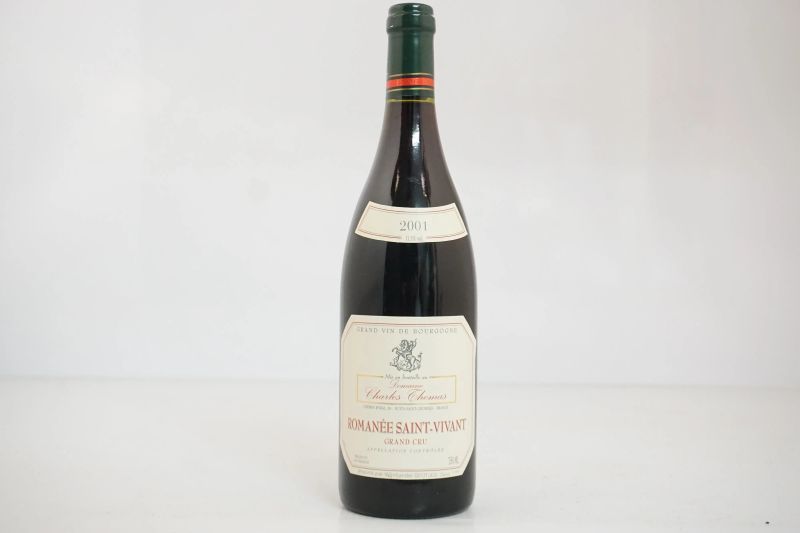      Roman&eacute;e Saint Vivant Domaine Charles Thomas 2001   - Auction Online Auction | Smart Wine & Spirits - Pandolfini Casa d'Aste