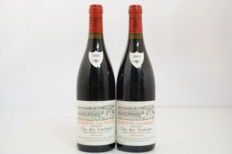      Ruchottes Chambertin Clos des Ruchottes Domaine Armand Rousseau 2000   - Asta Vini Pregiati e Distillati da Collezione - Pandolfini Casa d'Aste