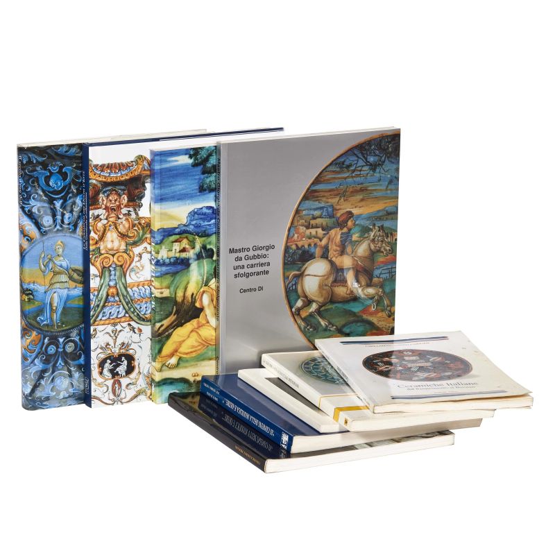 MAIOLICA. EXIBHITIONS. Lot of 9 volumes.  - Auction ONLINE AUCTION | MONTELUPO: RENAISSANCE MAIOLICA - Pandolfini Casa d'Aste