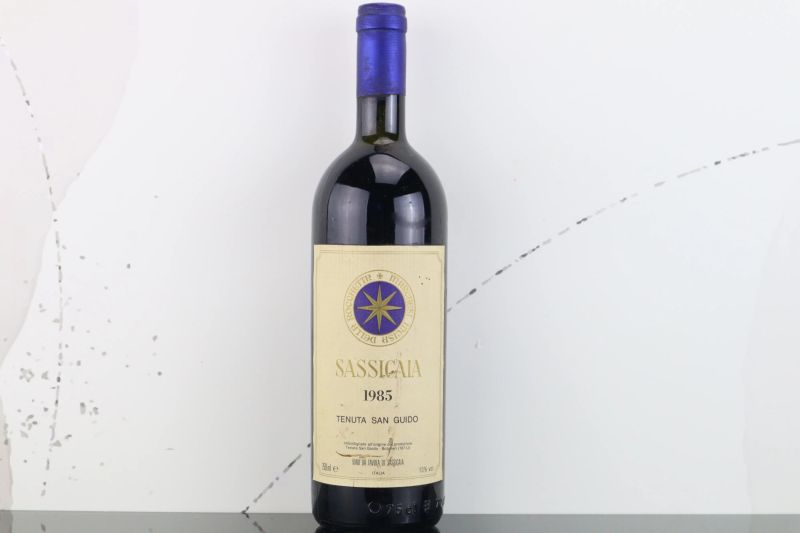 



Sassicaia Tenuta San Guido 1985  - Auction FORMA - Fine and Rare Wine - Pandolfini Casa d'Aste