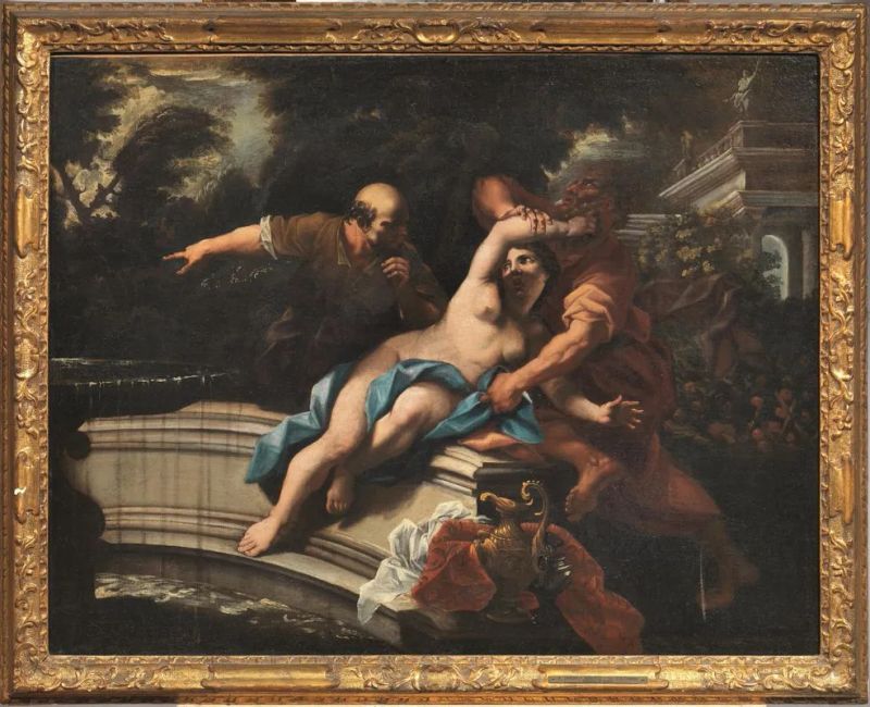 Ambito di Antonio Zanchi, fine sec. XVII-inizi XVIII  - Asta Dipinti Antichi - I - Pandolfini Casa d'Aste