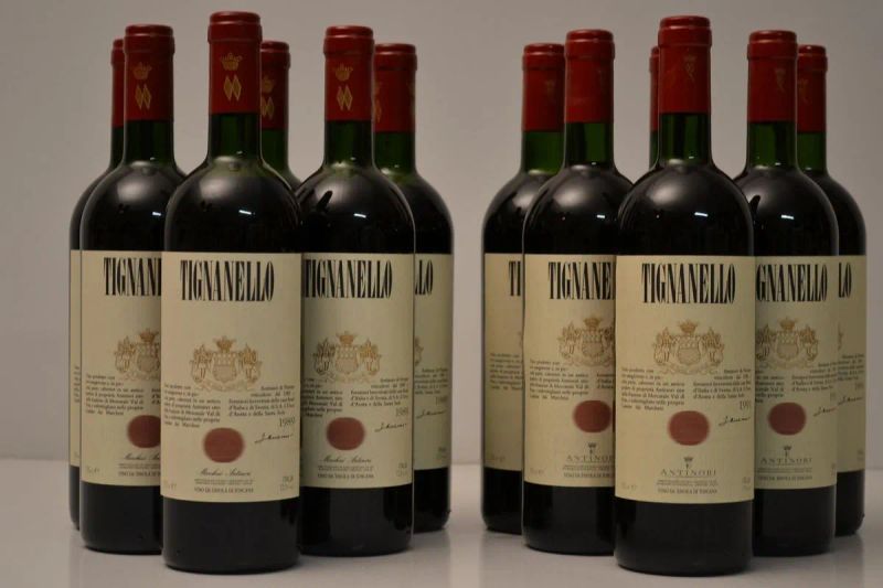 Tignanello Antinori  - Auction FINE WINES FROM IMPORTANT ITALIAN CELLARS - Pandolfini Casa d'Aste