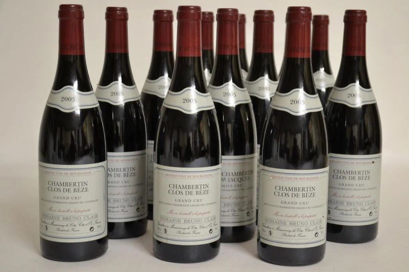 Chambertin Clos de Beze Domaine Bruno Clair 2005  - Auction The passion of a life. A selection of fine wines from the Cellar of the Marcucci. - Pandolfini Casa d'Aste