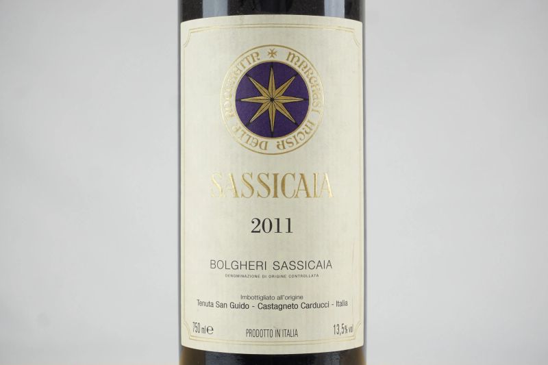      Sassicaia Tenuta San Guido 2011   - Auction ONLINE AUCTION | Smart Wine & Spirits - Pandolfini Casa d'Aste
