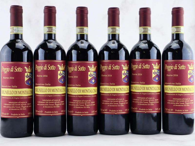 



Brunello di Montalcino Riserva Poggio di Sotto 2016  - Asta Vini Pregiati da una Ricercata Collezione - Pandolfini Casa d'Aste