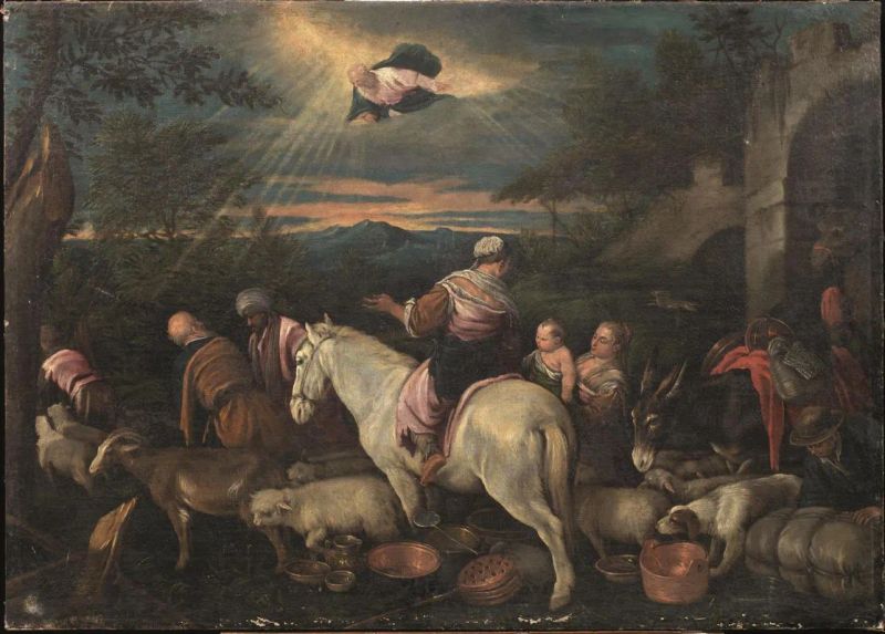 Bottega dei Bassano, sec. XVII  - Auction 19th century Paintings - II - Pandolfini Casa d'Aste
