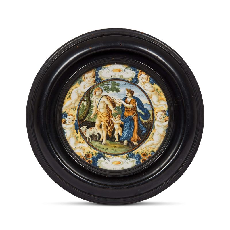 



A BERNARDINO GENTILI DISH, CASTELLI, LATE 18TH CENTURY  - Auction CERAMICS. MAJOLICA AND PORCELAIN FROM THE RENAISSANCE TO THE 18TH CENTURY - Pandolfini Casa d'Aste