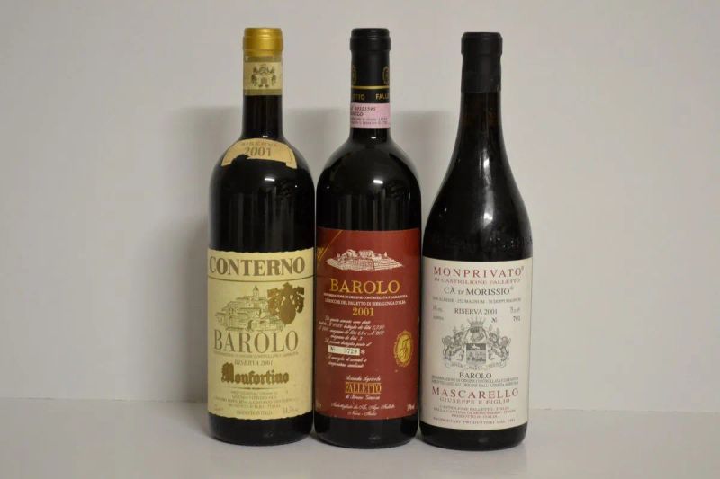 Selezione Barolo Riserva 2001&nbsp;  - Asta Vini Pregiati e da Collezione - Pandolfini Casa d'Aste