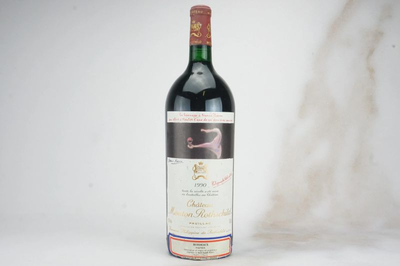 Château Mouton Rothschild 1990  - Auction L'Armonia del Tempo | FINEST AND RAREST WINES - Pandolfini Casa d'Aste