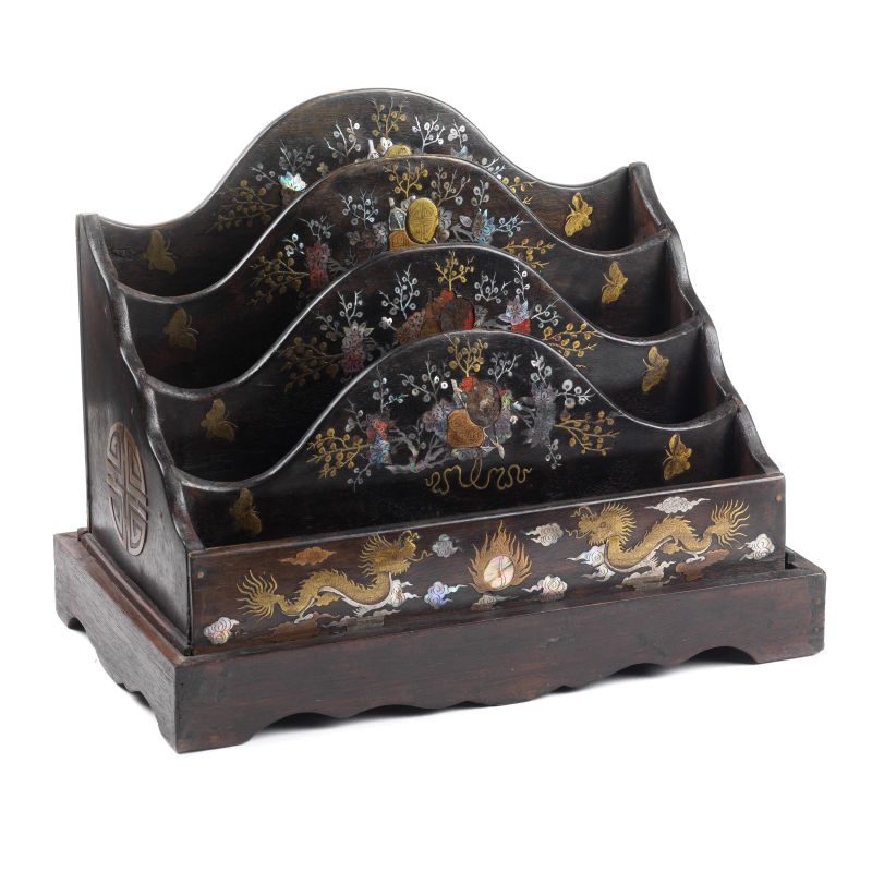 A FILES HOLDER, CHINA, QING DYNASTY, 19TH-20TH CENTURIES  - Auction TIMED AUCTION | Asian Art -&#19996;&#26041;&#33402;&#26415; - Pandolfini Casa d'Aste