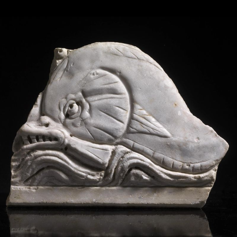 Frammento di sarcofago  - Auction ANTIQUITIES - Pandolfini Casa d'Aste