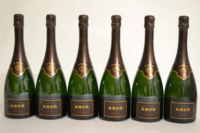 Krug 1995  - Auction The passion of a life. A selection of fine wines from the Cellar of the Marcucci. - Pandolfini Casa d'Aste