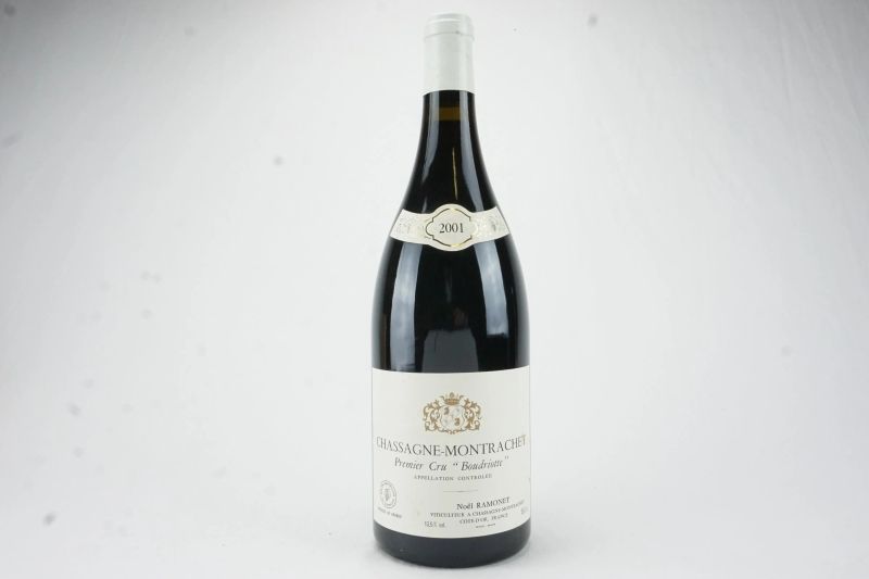      Chassagne Montrachet Boudriotte Domaine No&euml;l Ramonet 2001   - Asta L'Arte del Collezionare - Vini italiani e francesi da cantine selezionate - Pandolfini Casa d'Aste