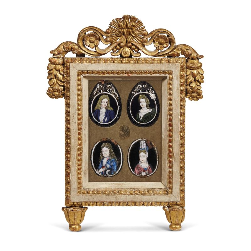 FOUR LIMOGES PLAQUES, 19TH CENTURY  - Auction FURNITURE AND WORKS OF ART FROM PRIVATE COLLECTIONS - Pandolfini Casa d'Aste