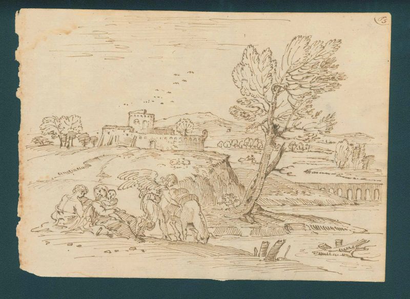 Scuola bolognese, sec. XVII  - Auction Works on paper: 15th to 19th century drawings, paintings and prints - Pandolfini Casa d'Aste