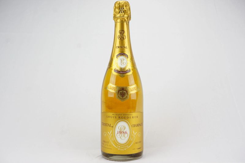      Cristal Louis Roederer 1986   - Asta ASTA A TEMPO | Smart Wine & Spirits - Pandolfini Casa d'Aste