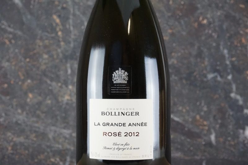 Bollinger La Grande Ann&eacute;e Ros&eacute; 2012  - Asta Smart Wine 2.0 | Click & Drink - Pandolfini Casa d'Aste