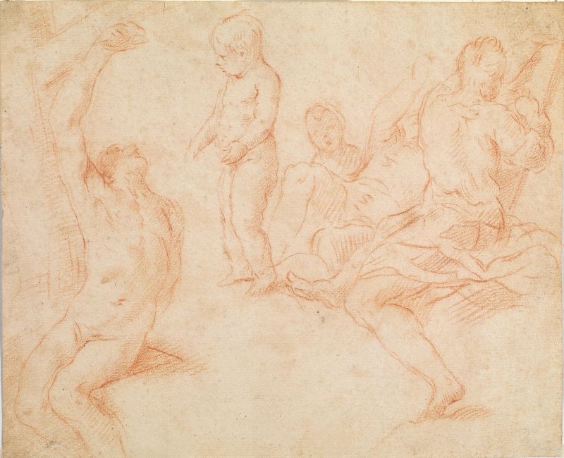      Scuola bolognese, sec. XVII   - Auction Works on paper: 15th to 19th century drawings, paintings and prints - Pandolfini Casa d'Aste