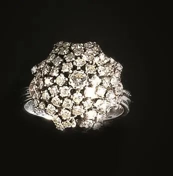 ANELLO IN ORO BIANCO E DIAMANTI  - Auction Fine Jewels and Watches - Pandolfini Casa d'Aste