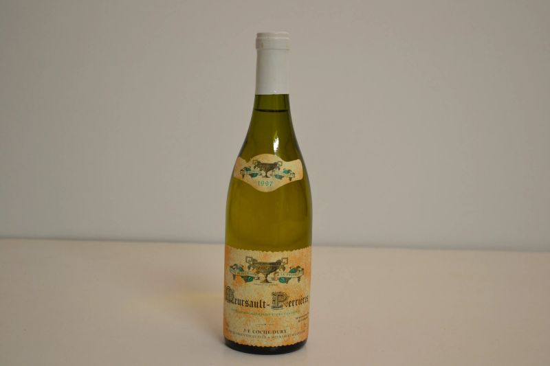 Meursault-Perri&egrave;res Domaine J.-F. Coche Dury 1997  - Auction A Prestigious Selection of Wines and Spirits from Private Collections - Pandolfini Casa d'Aste