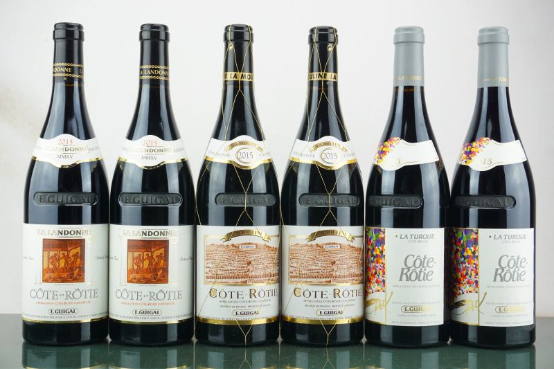 Selezione C&ocirc;te-R&ocirc;tie E. Guigal 2015  - Auction LA RAFFINATEZZA DELLA COMPLESSITA' - Fine and Rare Wine - Pandolfini Casa d'Aste