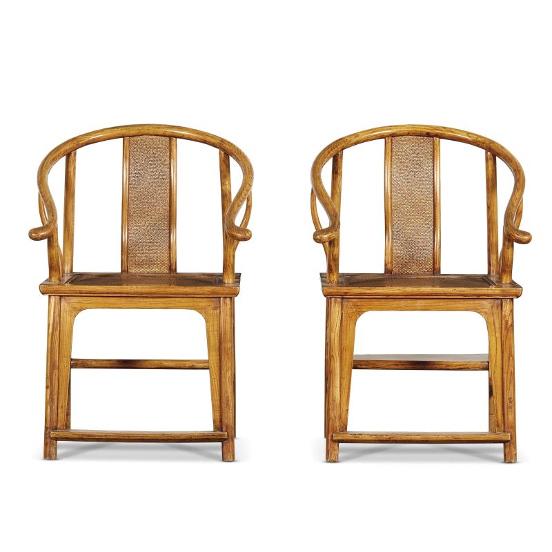 A PAIR OF ARMCHAIRS, CHINA, QING DYNASTY, 18TH CENTURY  - Auction ONLINE AUCTION | Asian Art &#19996;&#26041;&#33402;&#26415;&#32593;&#25293; - Pandolfini Casa d'Aste