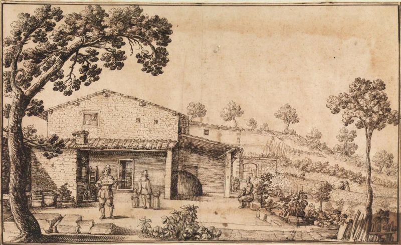 Cantagallina, Remigio  - Asta Disegni e stampe dal XVI al XX secolo - Libri e Autografi - Pandolfini Casa d'Aste