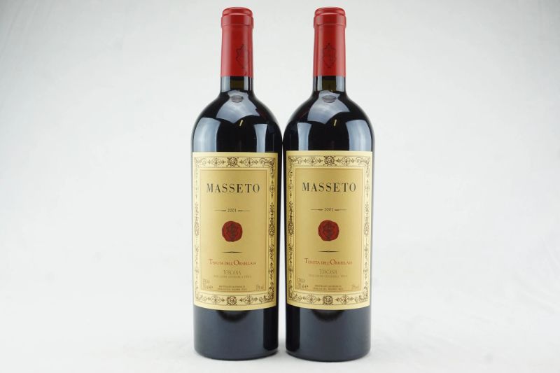 Masseto 2001  - Auction THE SIGNIFICANCE OF PASSION - Fine and Rare Wine - Pandolfini Casa d'Aste