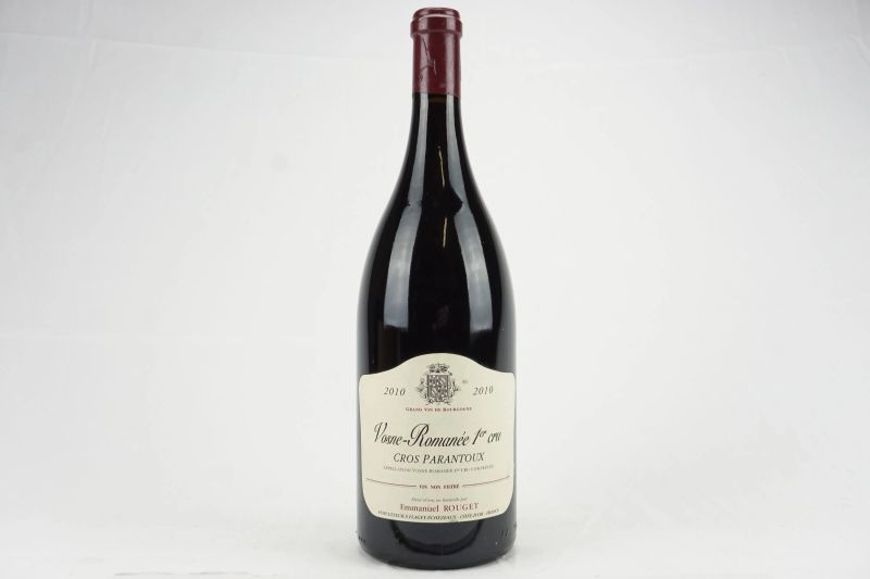      Vosne Romanée Au Cros Parantoux Domaine Emmanuel Rouget 2010   - Asta Il Fascino e l'Eleganza - Un percorso tra i migliori Vini italiani e francesi - Pandolfini Casa d'Aste