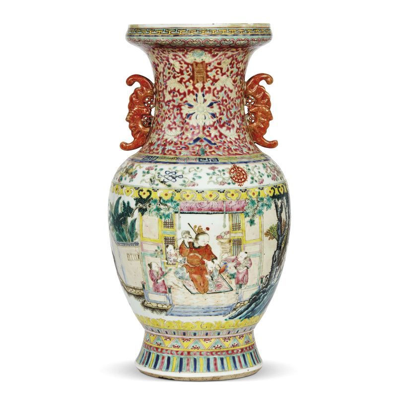 VASO, CINA, DINASTIA QING, SEC. XIX-XX  - Asta Arte Orientale 东方艺术 - Pandolfini Casa d'Aste