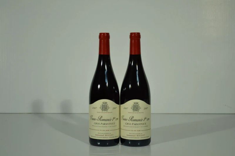 Vosne-Romanee Cros Parantoux Premier Cru Emmanuel Rouget 2007  - Auction Finest and Rarest Wines - Pandolfini Casa d'Aste