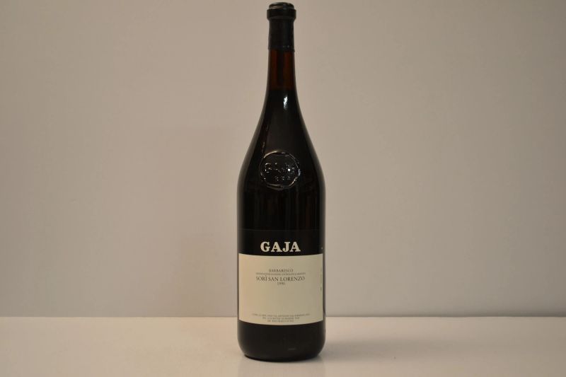 Barbaresco Sor&igrave; San Lorenzo Gaja 1990  - Auction the excellence of italian and international wines from selected cellars - Pandolfini Casa d'Aste