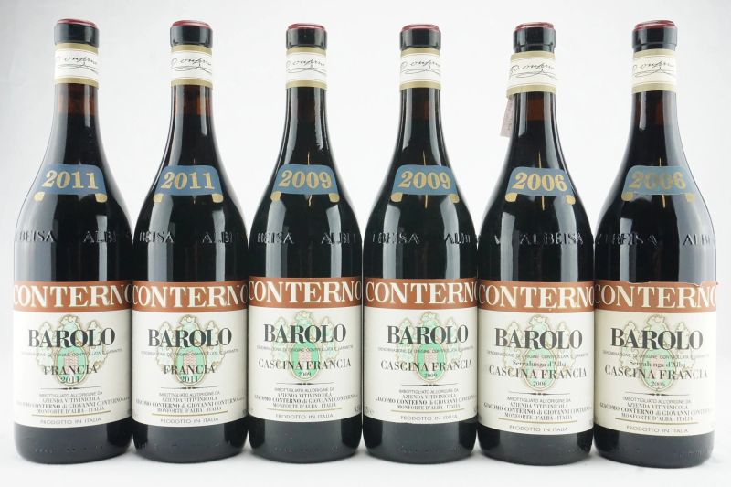 Barolo Cascina Francia Giacomo Conterno  - Auction THE SIGNIFICANCE OF PASSION - Fine and Rare Wine - Pandolfini Casa d'Aste