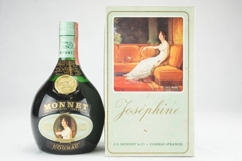 Cognac Josephine Fine Champagne Tres Vieille Monnet  - Auction ONLINE AUCTION | Rum, Whisky and Collectible Spirits - Pandolfini Casa d'Aste