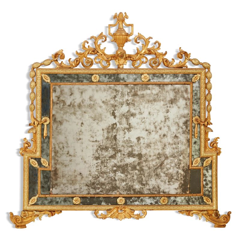 



A FLORENTINE MIRROR, LATE 18TH CENTURY  - Auction FURNITURE, MAJOLICA AND WORKS OF ART - Pandolfini Casa d'Aste