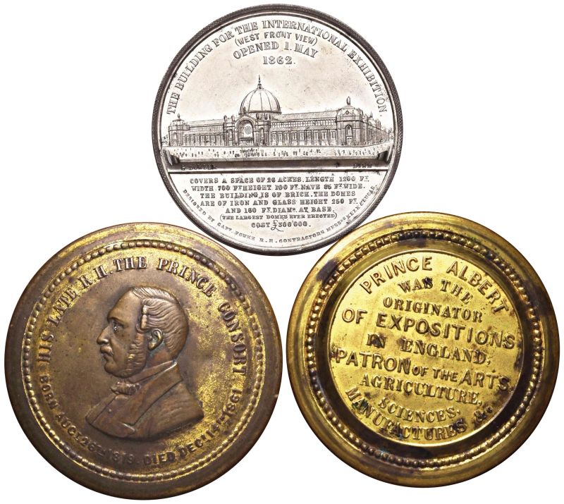 INGHILTERRA, LONDON INTERNATIONAL EXIBITION 1862, MEDAGLIA  - Auction Coins and Medals - Pandolfini Casa d'Aste