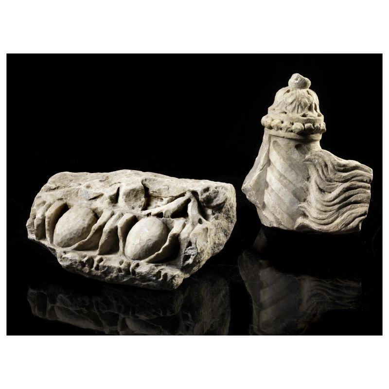 Due frammenti architettonici  - Auction ANTIQUITIES - Pandolfini Casa d'Aste