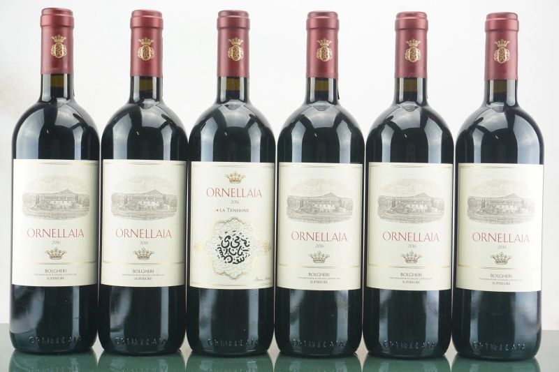Ornellaia 2016  - Auction LA RAFFINATEZZA DELLA COMPLESSITA' - Fine and Rare Wine - Pandolfini Casa d'Aste