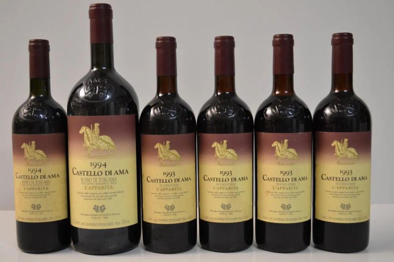 LApparita Castello di Ama                                                   - Asta Vini e distillati da collezione da cantine selezionate - Pandolfini Casa d'Aste