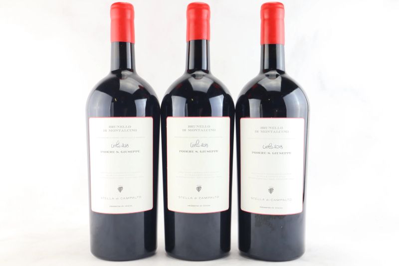 



Brunello di Montalcino Cielo Podere San Giuseppe Stella di Campalto 2018  - Auction La Joie du Vin - Fine and Rare Wine - Pandolfini Casa d'Aste