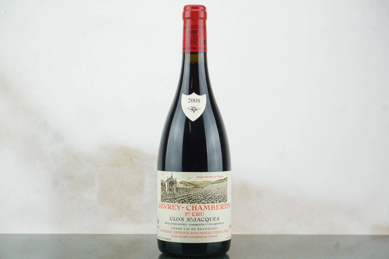 Gevrey-Chambertin Clos Saint-Jacques Domaine Armand Rousseau 2008  - Auction LA RAFFINATEZZA DELLA COMPLESSITA' - Fine and Rare Wine - Pandolfini Casa d'Aste