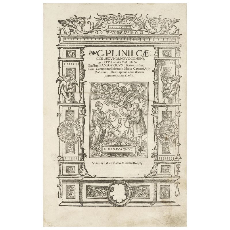 Plinio il giovane. Epistolarum. [Parigi], Bade e de Roigny, 1533.  - Auction BOOKS, MANUSCRIPTS,  AUTOGRAPHS AND PRINTS - Pandolfini Casa d'Aste