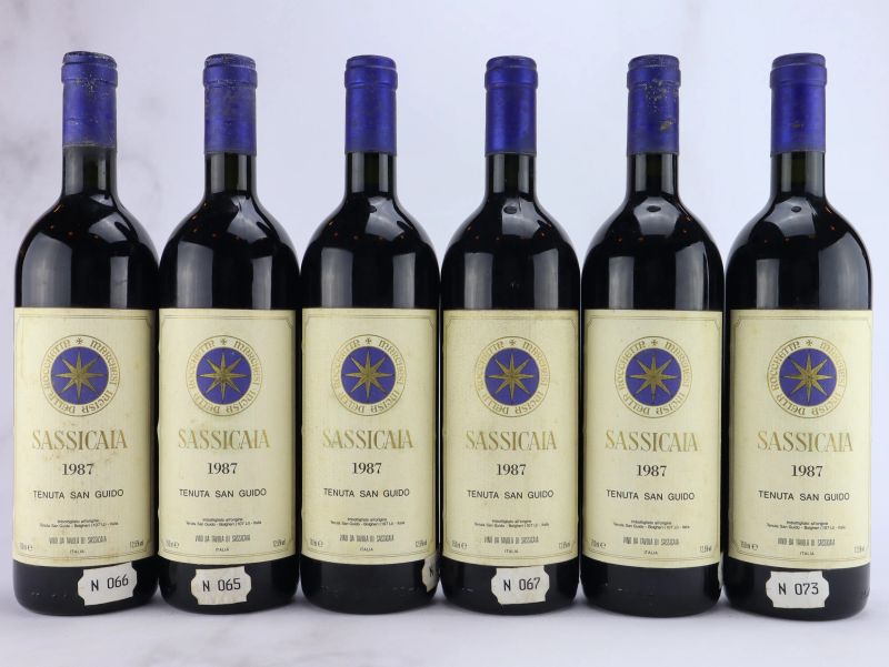 



Sassicaia Tenuta San Guido 1987  - Asta ALCHIMIA - Vini Pregiati e da Collezione - Pandolfini Casa d'Aste